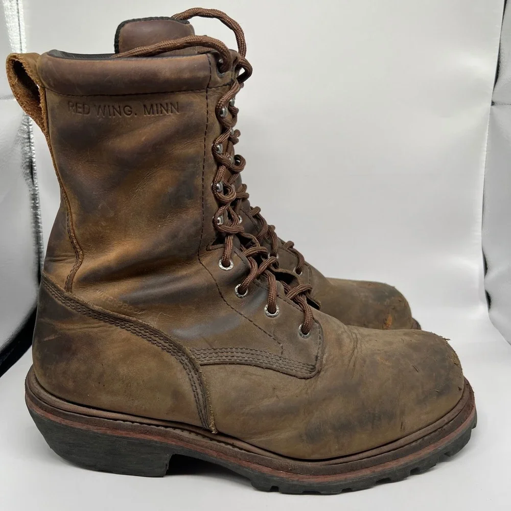 Red Wing 2219 Mens 10.5 D Insulated Waterproof Steel Toe Loggermax 9